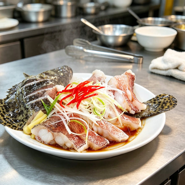 Steamed Grouper With Ginger Chilli
