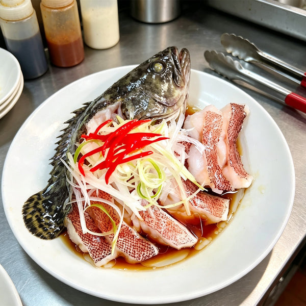 Steamed Grouper With Ginger Chilli