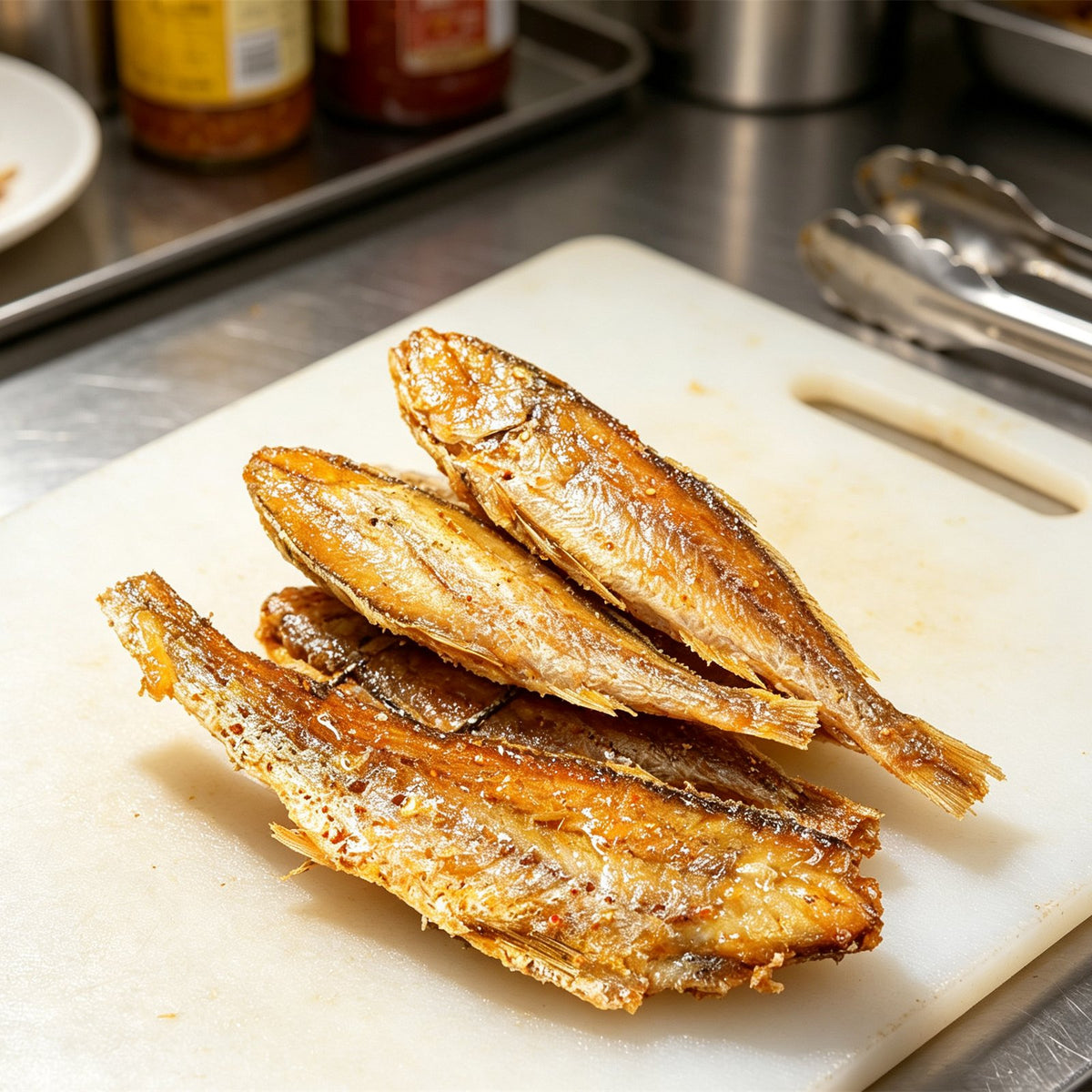 Golden Crispy Fried Yellow Croaker
