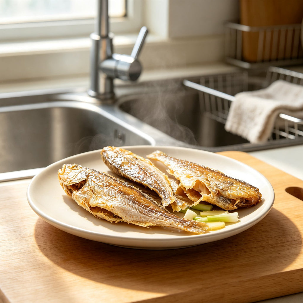 Golden Crispy Fried Yellow Croaker